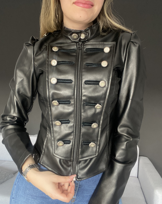 Geaca imitatie de piele [3]
