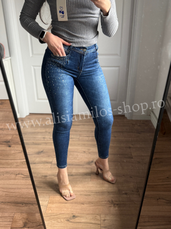 Blugi - Blugi S9688 albastru