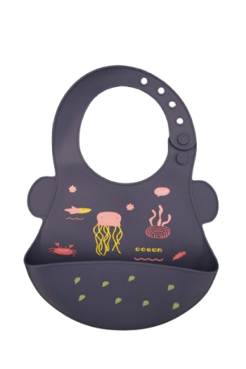 Bavetică din silicon pentru bebeluși – diverse modele, moale și impermeabilă [3]