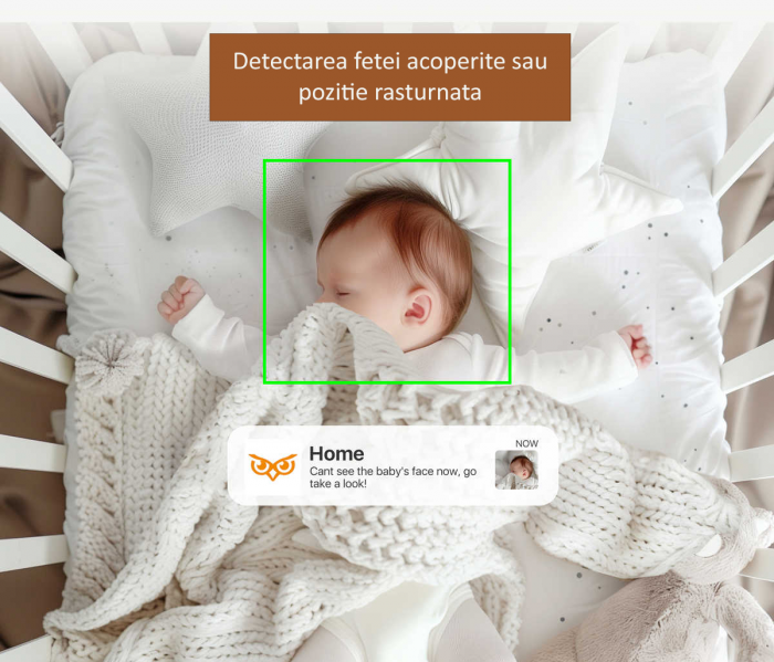 Camera de supraveghere copil WiFi 4MP Ultra HD [3]