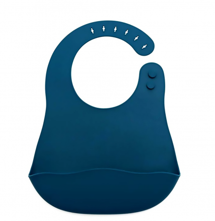 Hranire - Bavetica pentru bebeluși din silicon rezistent la apă, fără BPA, reglabila