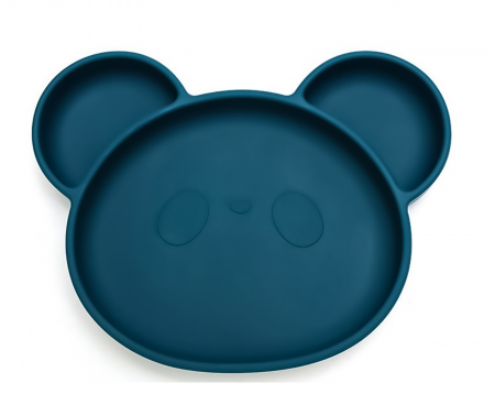 Hranire - Farfurie din silicon cu ventuza pentru bebelusi si copii, fara BPA