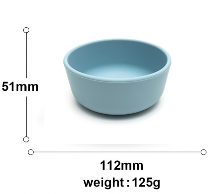 Set de hranire pentru bebelusi si copii, 5 piese, din silicon, fara BPA+Paturica pentru Bebe, Muselina multi strat, 110x110 cm, din Bumbac, 0-5 Ani [1]