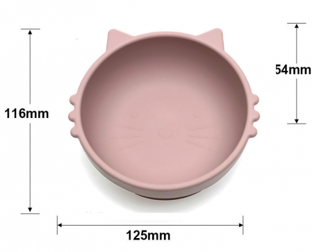 Set de hranire pentru bebelusi si copii, 6 piese, din silicon, fara BPA [4]