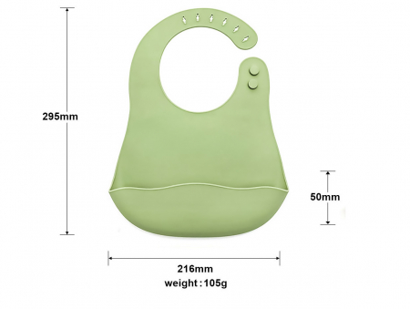 Set de hranire pentru bebelusi si copii, 6 piese, din silicon, fara BPA+ Compleu bebe 3 piese, body cu maneca lunga, pantalon si caciula alb/verde [1]