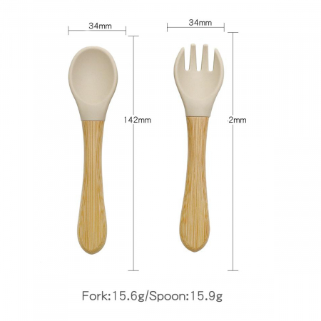 Set de hranire pentru bebelusi si copii, 6 piese, din silicon, fara BPA+Paturica bumbac, subtire si placuta la atingere [5]