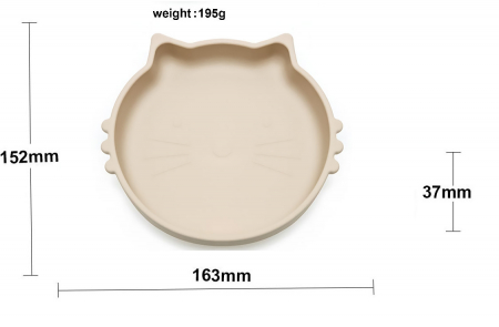 Set de hranire pentru bebelusi si copii, 6 piese, din silicon, fara BPA+Paturica bumbac, subtire si placuta la atingere [4]