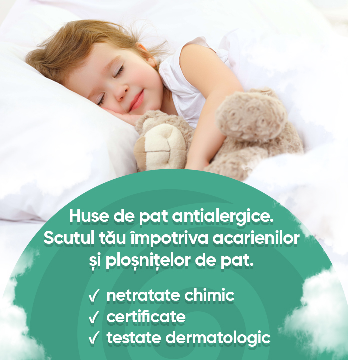 Huse de pat antialergice