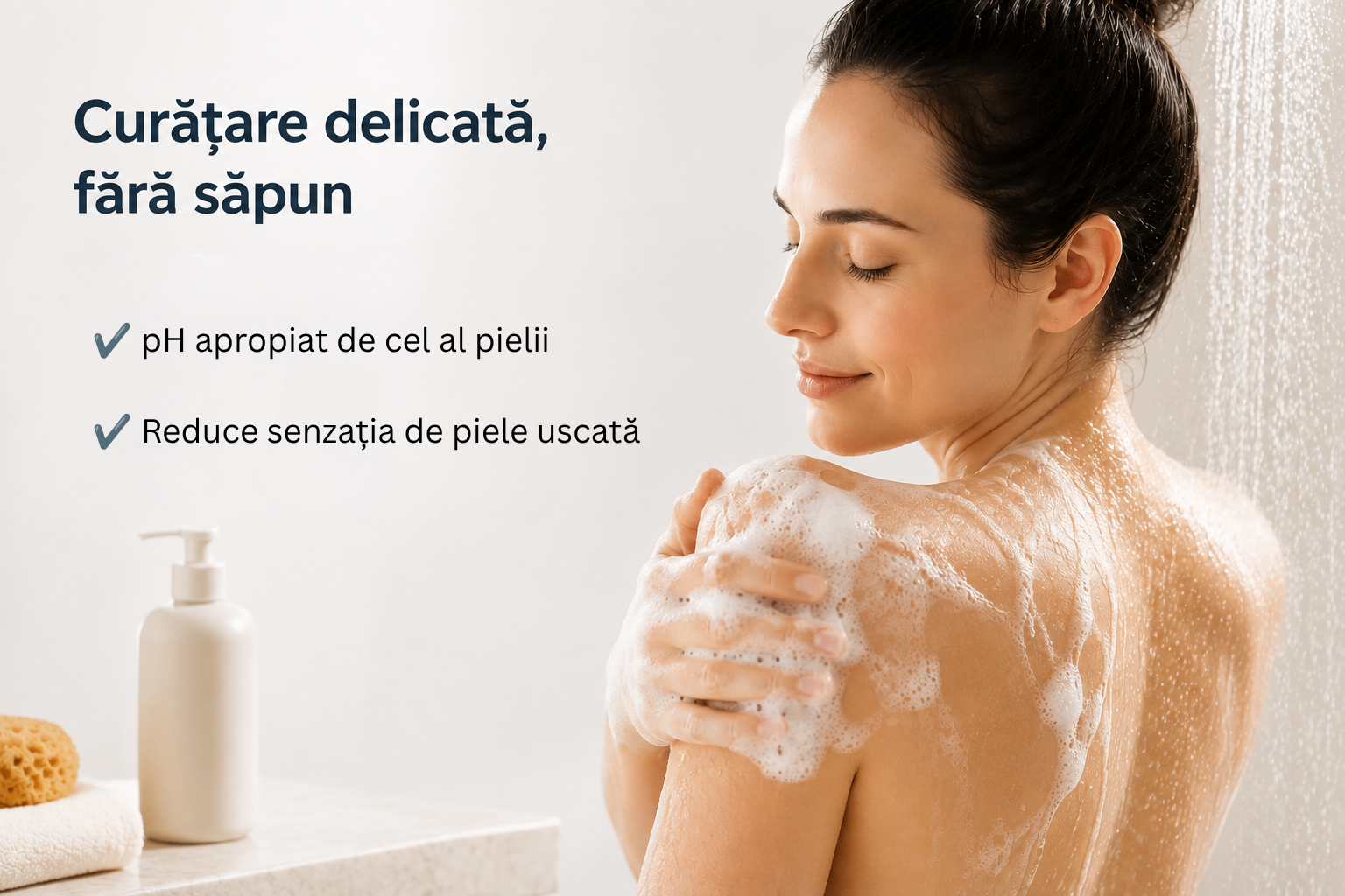 Gelurile de duș fără săpun. De ce sunt o alegere mai bună pentru pielea sensibilă?