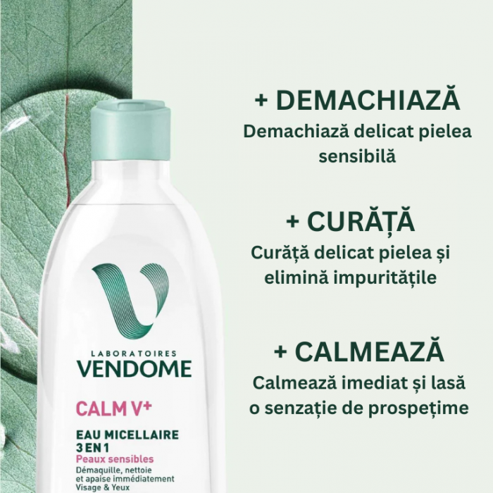Apă micelară 3 în 1 Calm V+, 400 ml [2]