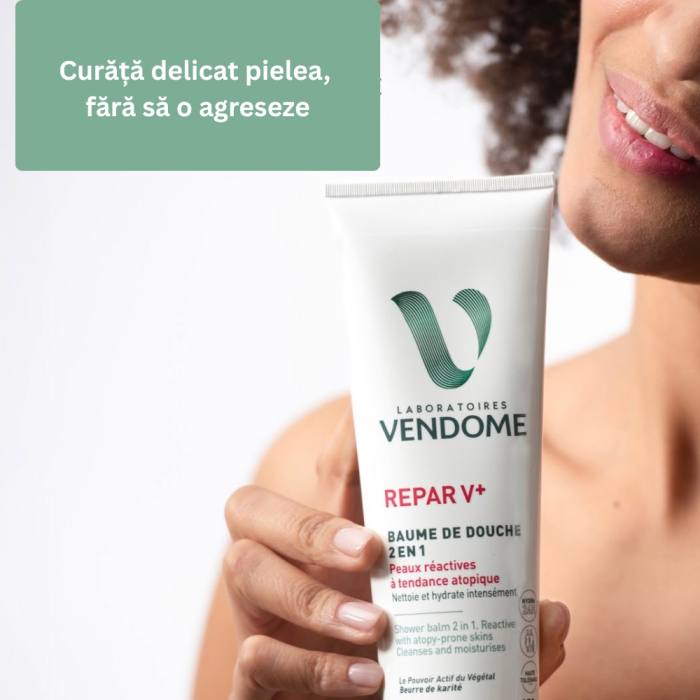 Balsam de duș pentru corp 2 în 1 Repar V+, 250 ml [4]