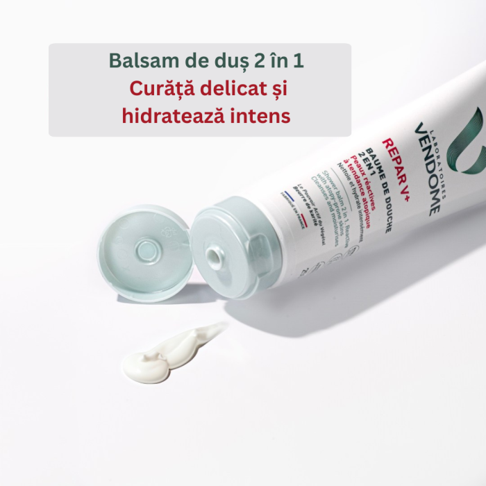 Balsam de duș pentru corp 2 în 1 Repar V+, 250 ml [3]