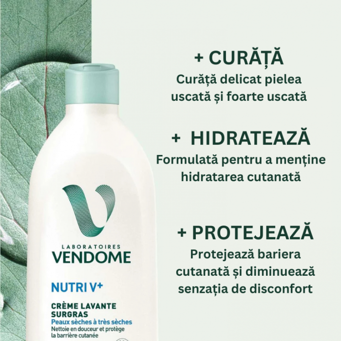 Cremă de duș ultra nutritivă Nutri V+, 400 ml [2]