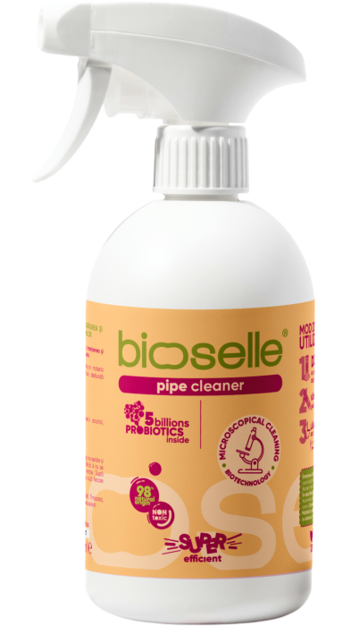 Gel cu probiotice pentru curățarea și întreținerea țevilor și sifoanelor, Bioselle, 500 ml [1]