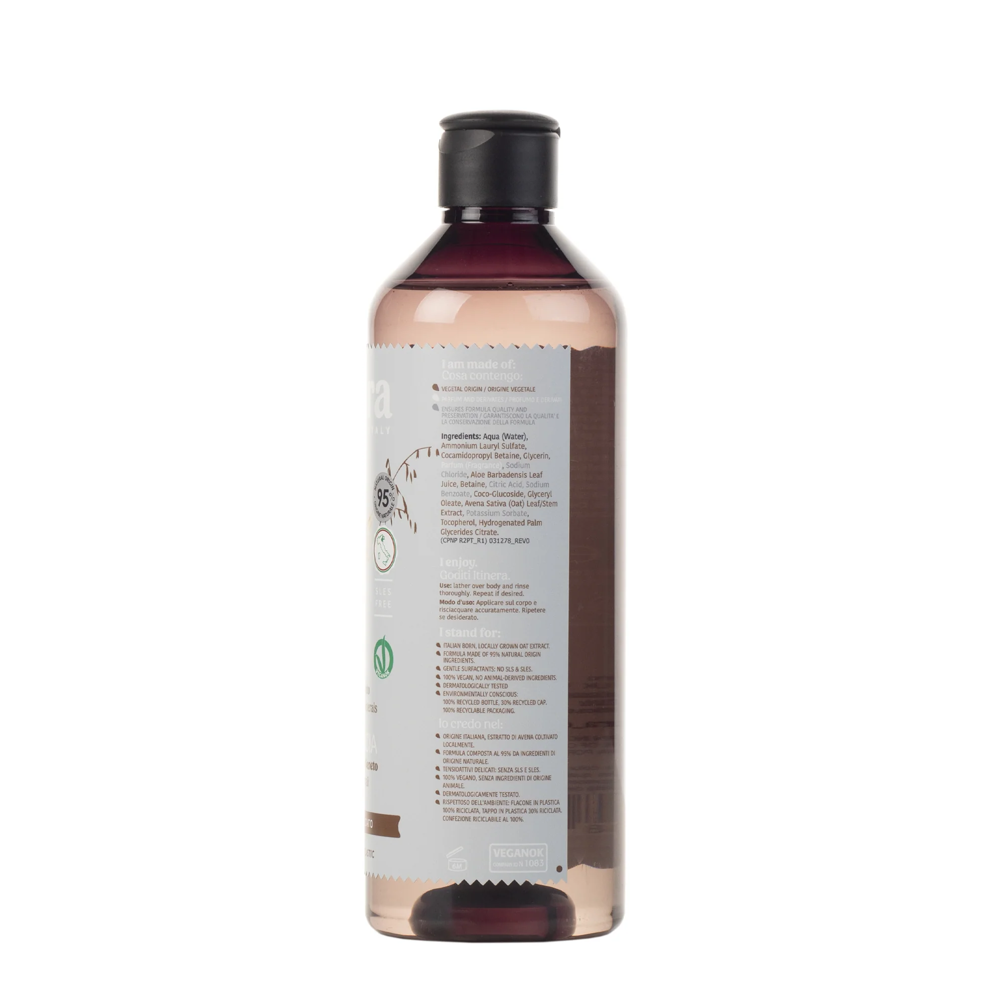 Gel de duș calmant cu extract de paie de ovăz din Veneto, 370 ml [3]