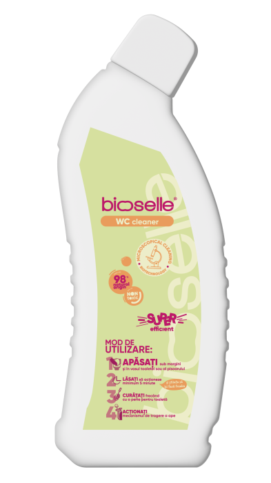 Gel detartrant, dezinfectant și dezodorizant pentru WC, Bioselle, 750 ml [1]