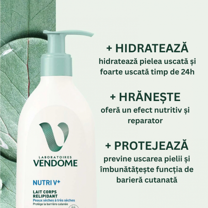 Lapte de corp reparator Nutri V+, 250 ml [2]