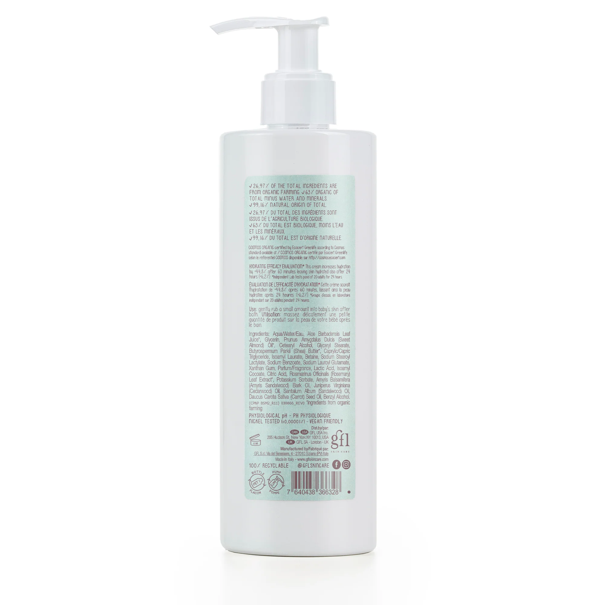 Loțiune hrănitoare de corp certificată organic pentru copii 0+ luni, 380 ml [3]