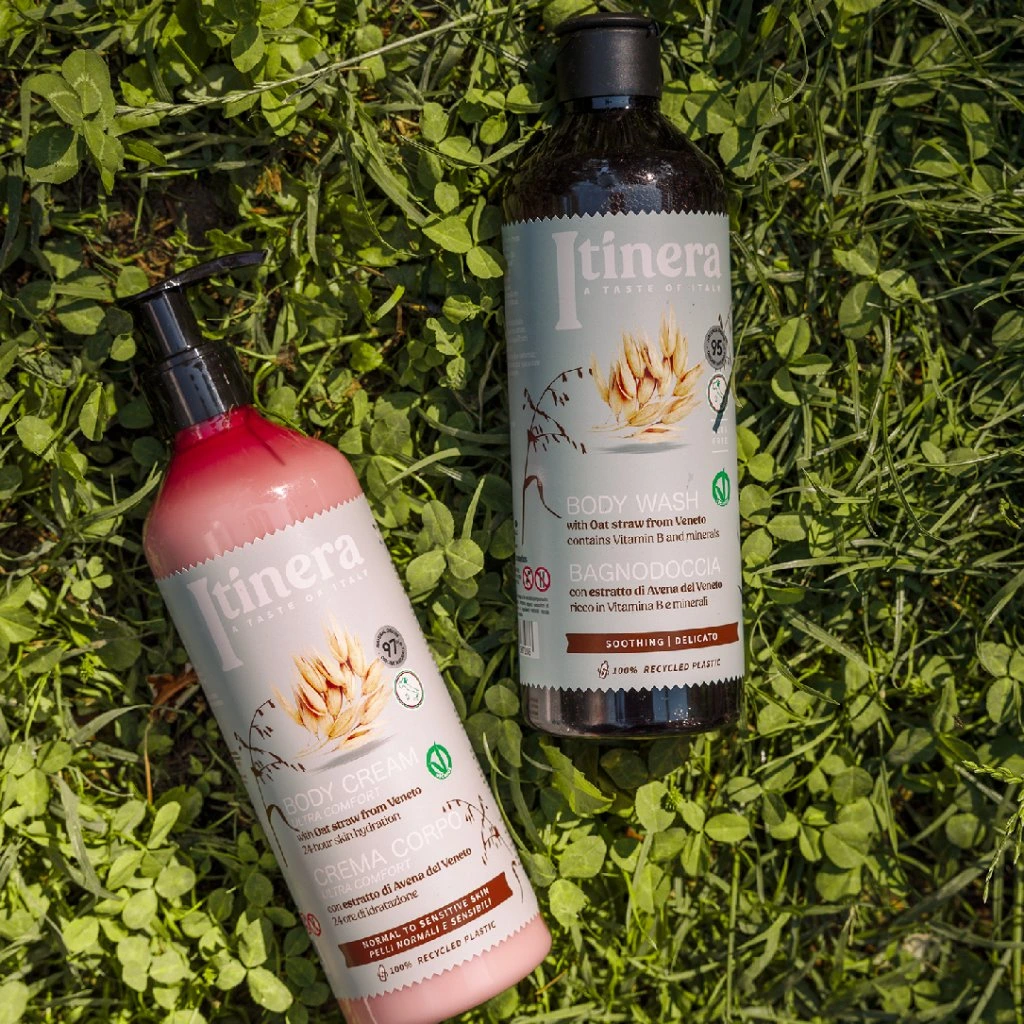 Pachet: Gel de duș calmant 370 ml + Cremă de corp calmantă 370 ml [1]