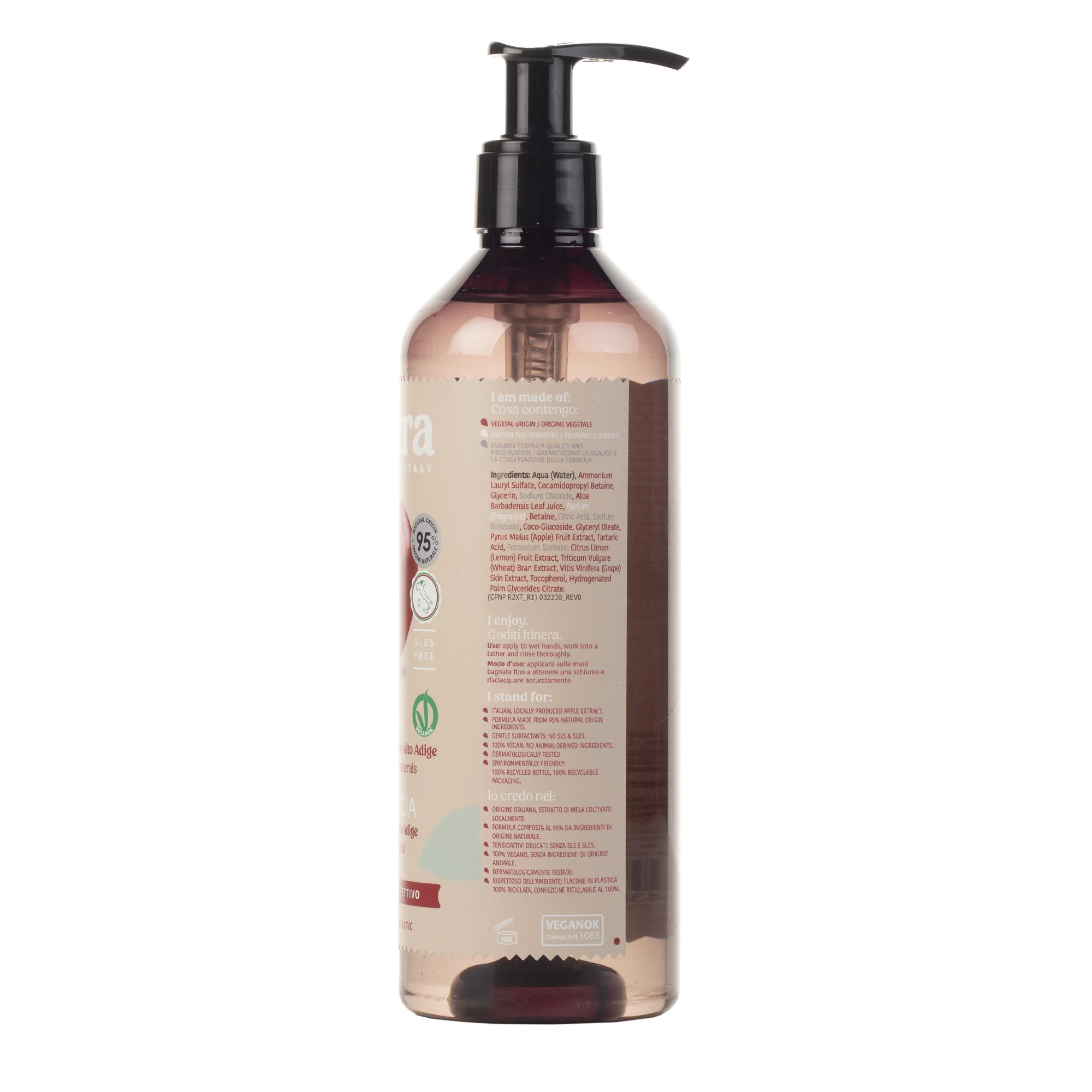 Săpun lichid emolient cu extract de măr din Trentino, 370 ml [3]