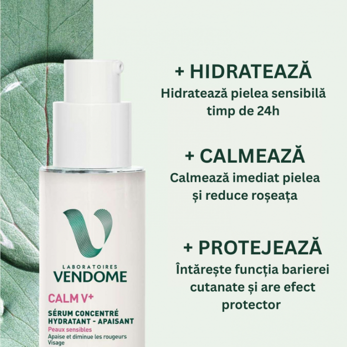Ser hidratant concentrat pentru calmarea pielii Calm V+, 30 ml [2]