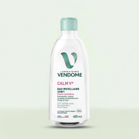 Piele sensibilă - Apă micelară 3 în 1 Calm V+, 400 ml