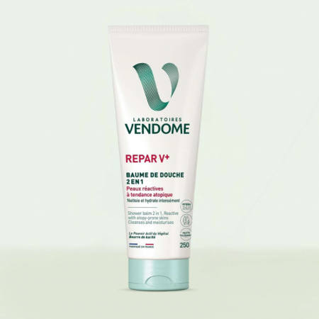 Solutii organice de ingrijire - Balsam de duș pentru corp 2 în 1 Repar V+, 250 ml