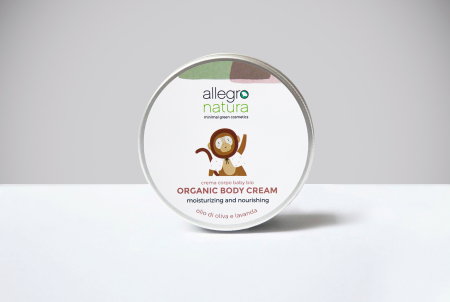Allegro Natura - Cremă organica de corp pentru bebeluși, 150 ml