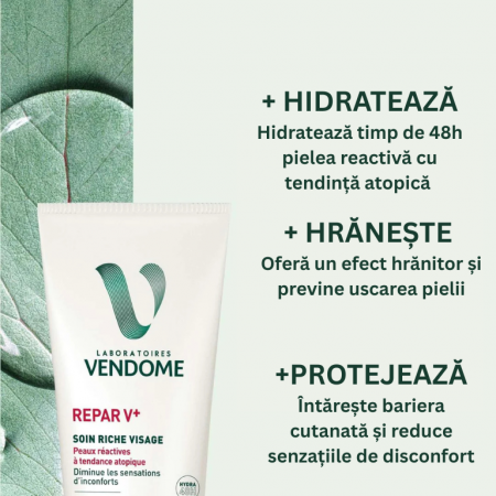 Cremă nutritivă pentru față Repar V+, 50 ml [1]