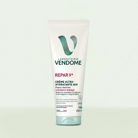 Solutii organice de ingrijire - Cremă ultra hidratantă 48h Repar V+, 250 ml