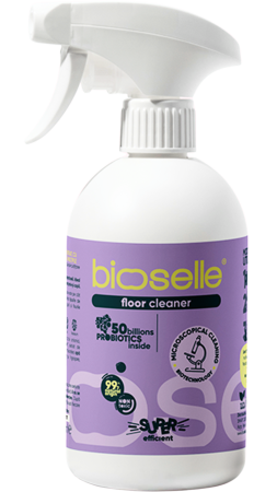 Curatenie cu probiotice - Detergent concentrat cu probiotice pentru pardoseli, Bioselle, 500 ml