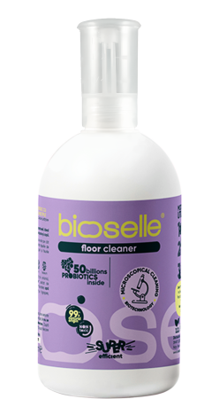 Curatenie cu probiotice - Detergent concentrat cu probiotice pentru pardoseli, Bioselle, 500 ml