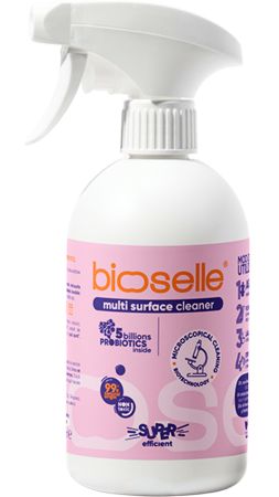 Curatenie cu probiotice - Detergent cu probiotice multisuprafețe, Bioselle, 500 ml