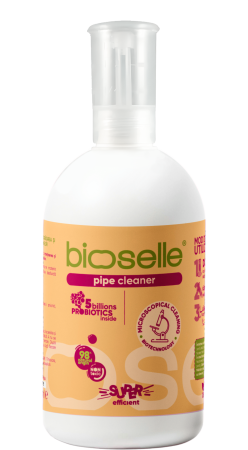 Curatenie cu probiotice - Gel cu probiotice pentru curățarea și întreținerea țevilor și sifoanelor, Bioselle, 500 ml