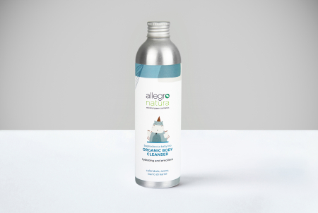 Allegro Natura - Gel de duș organic 2 în 1 pentru bebeluși și copii, 200 ml
