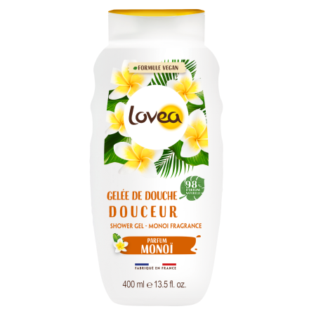 Toate Produsele - Gel de duș cu parfum de Monoï, Lovea, 400 ml