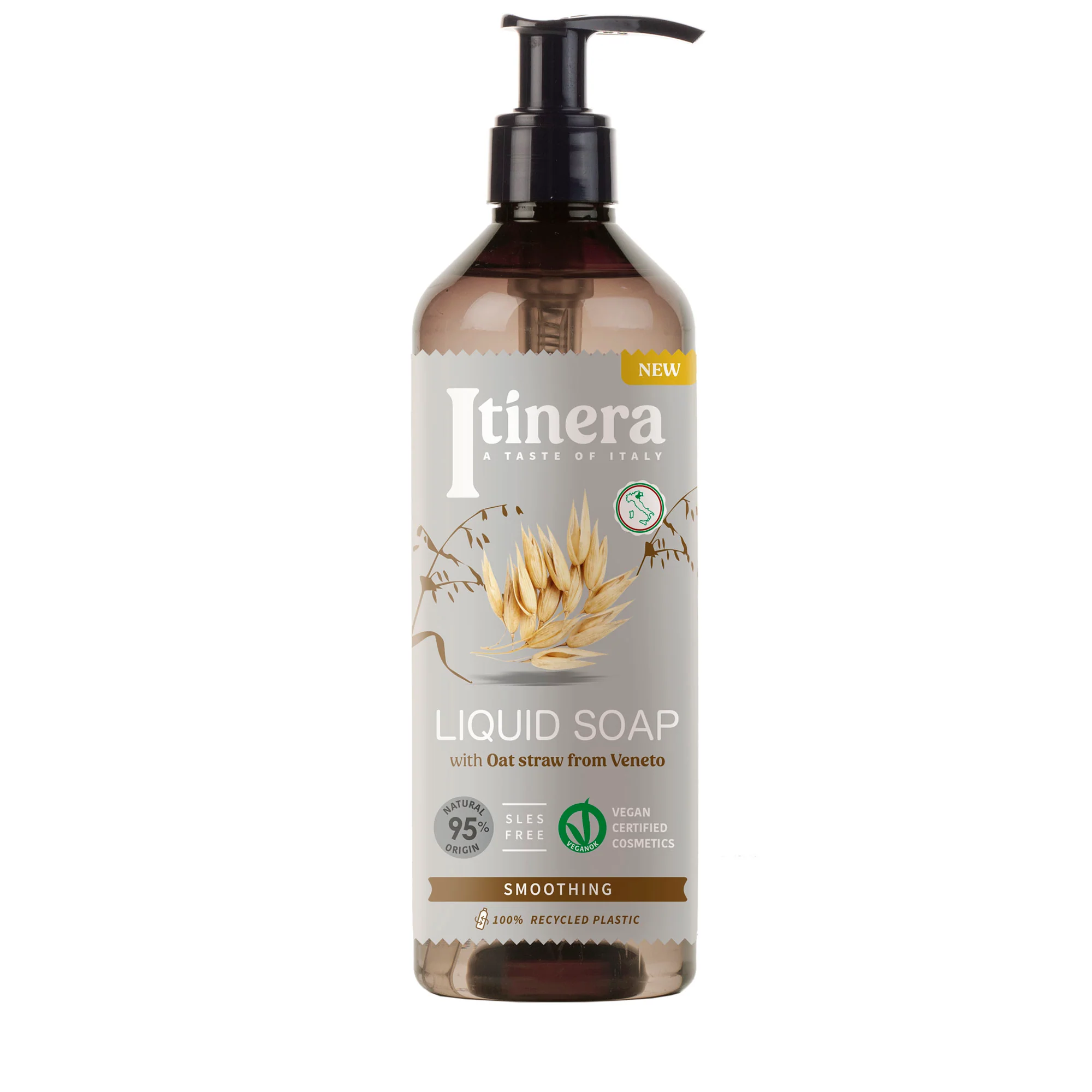 Solutii organice de ingrijire - Săpun lichid calmant cu extract de paie de ovăz din Veneto, 370 ml