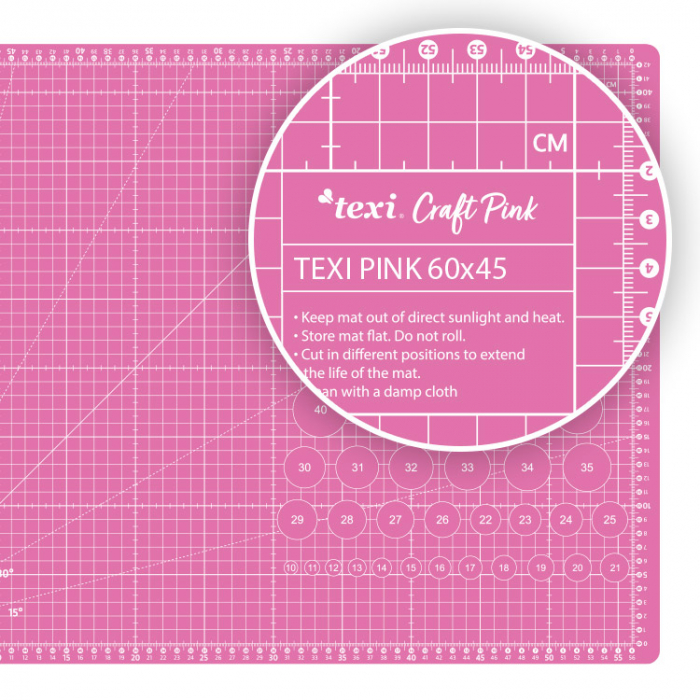 Kit taiere si feliere, dimensiune 60 x 45 cm TEXI CRAFT ROZ [4]