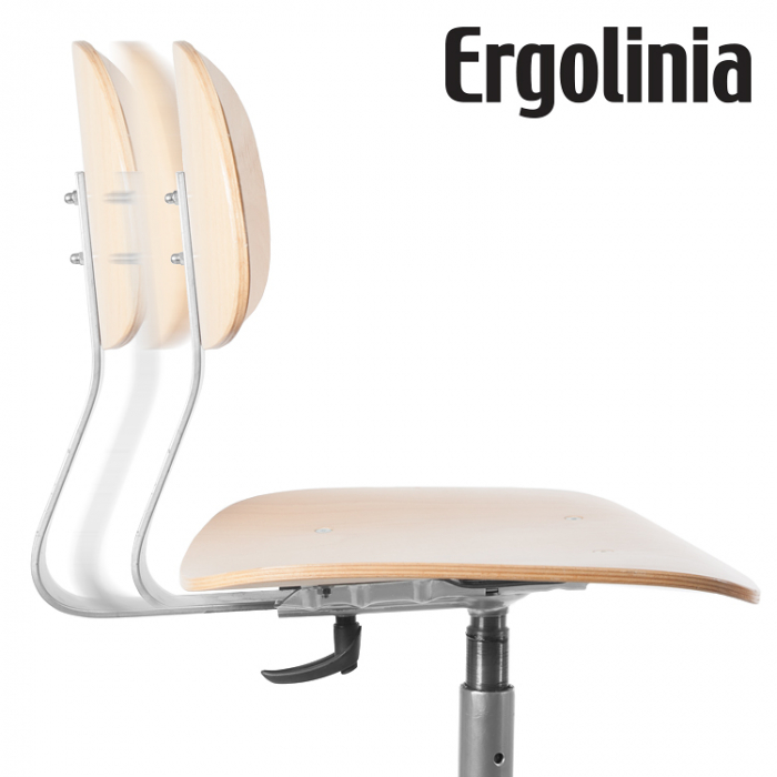 Industrial rotary chair (plywood) ERGOLINIA 10004 [3]