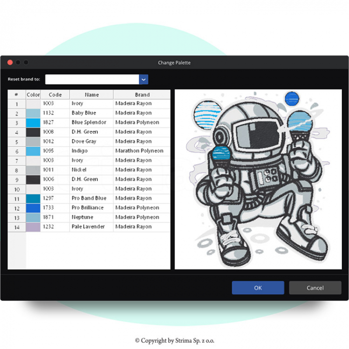 Software de design de broderie CHROMA inspire [3]