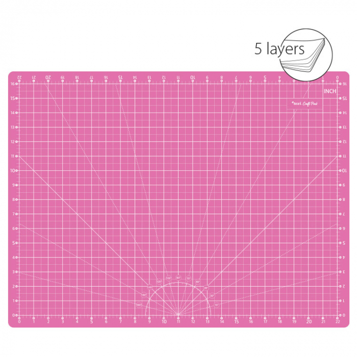 Kit taiere si feliere, dimensiune 60 x 45 cm TEXI CRAFT ROZ [5]