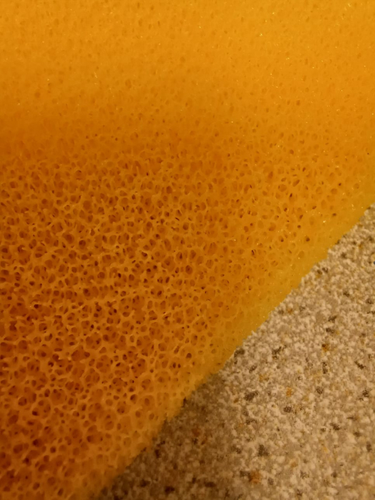 Burete din silicon, moale,  pentru mesele de calcat idustriale sau caznice, latime 135 cm grosime 8 mm [2]