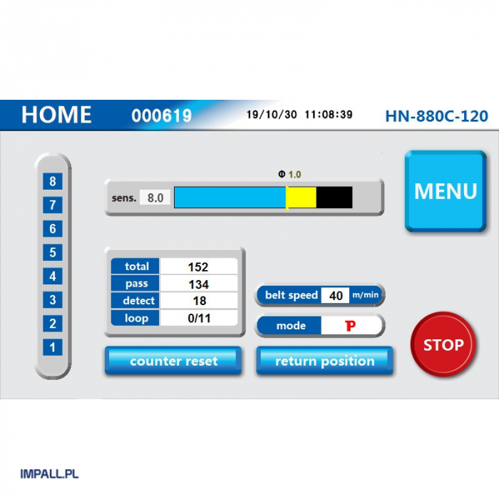 Detector de metale cu banda HASHIMA HN-880C [2]