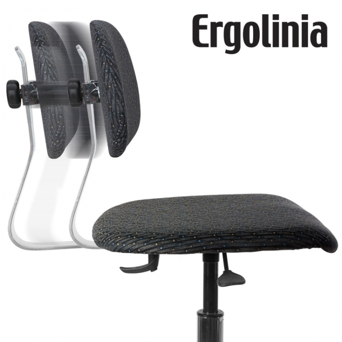 ERGOLINIA EVO2 PROFI Scaun rotativ industrial - spatar reglabil, tapitat - piston de ridicare pneumatic [3]