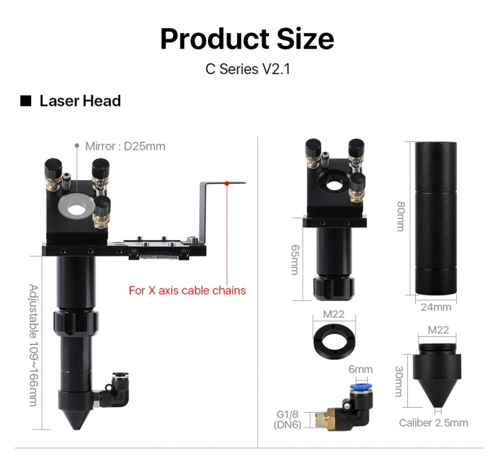 Kit  pentru oglinda si lentile pentru gravator laser CO2 [6]