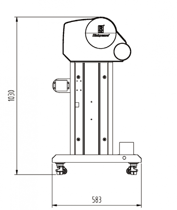 Plotter 180 cm dotat cu 2 capuri de tipărire [7]