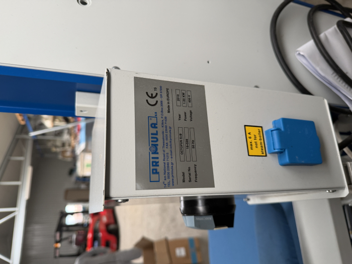 Masa de calcat dreptunghiulara, absortie si suflanta cu 5 forme de lucru, Primula Octopus [3]