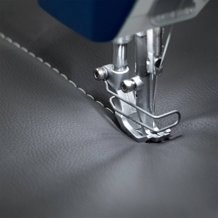 Mașină automată de cusut triplu transport, motor direct drive pentru coaserea țesăturilor groase  TEXI NOVA 2609 [3]