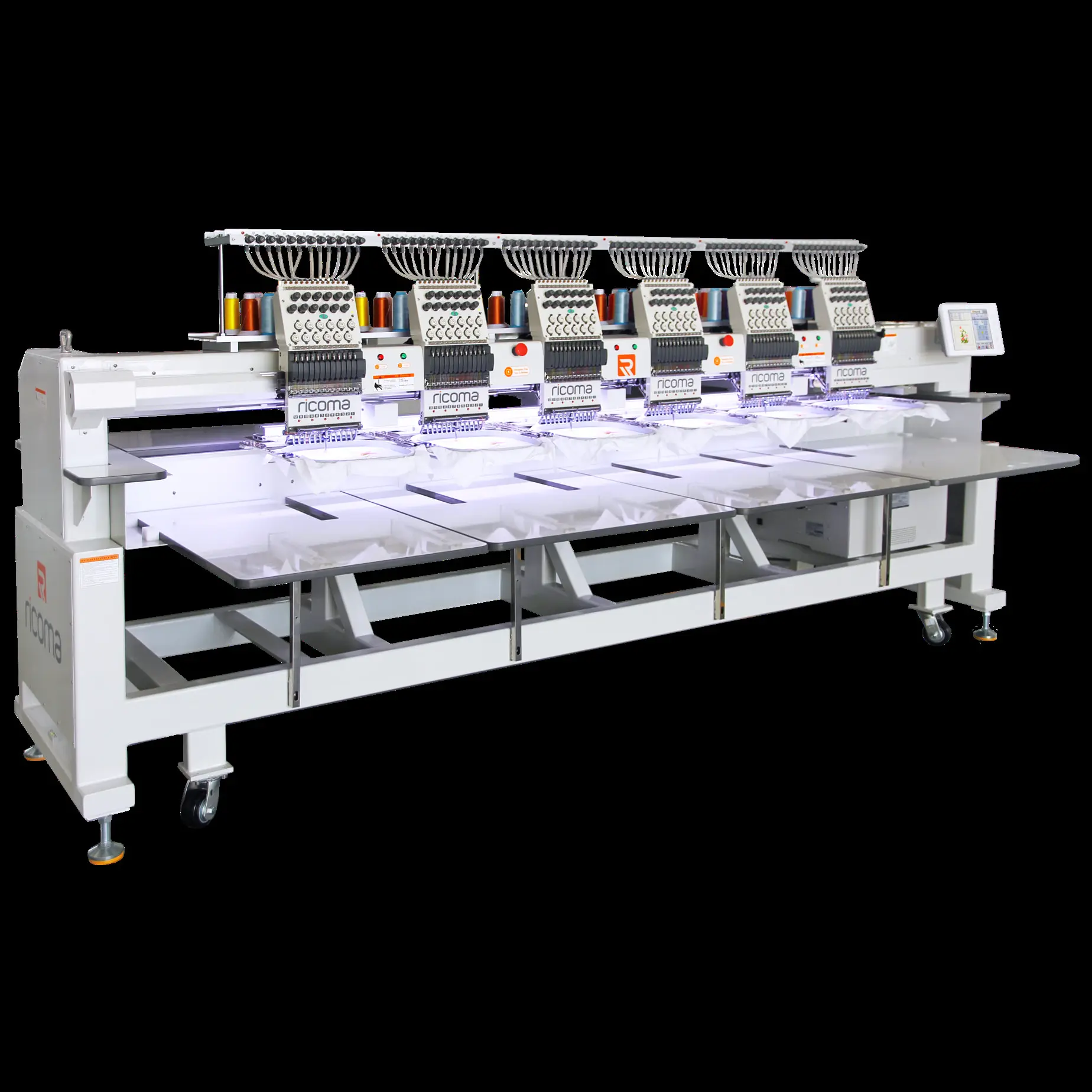 Masina de brodat industriala, cu 4 capete si 15 culori, cu camp mare de brodat Ricoma CHT2-1504 [2]
