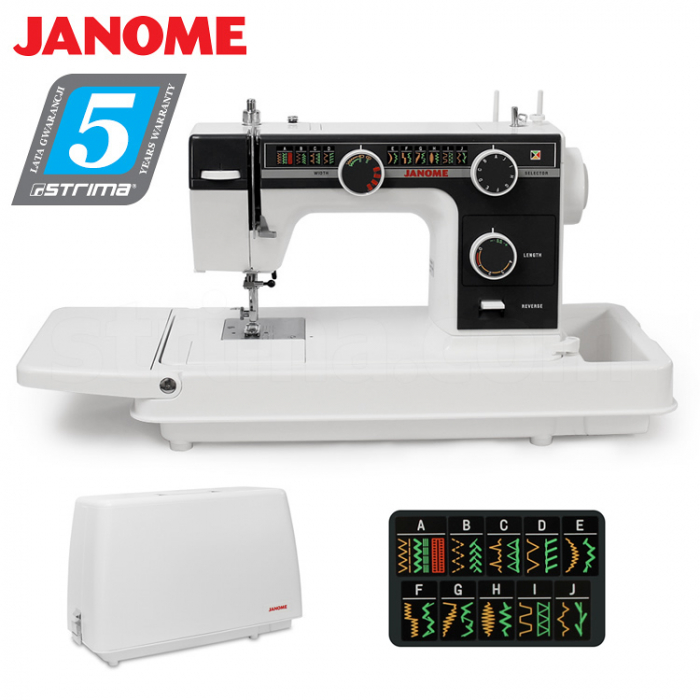 Mașină de cusut multifuncțională cu valiză JANOME 393 SCOALA VECHE [2]